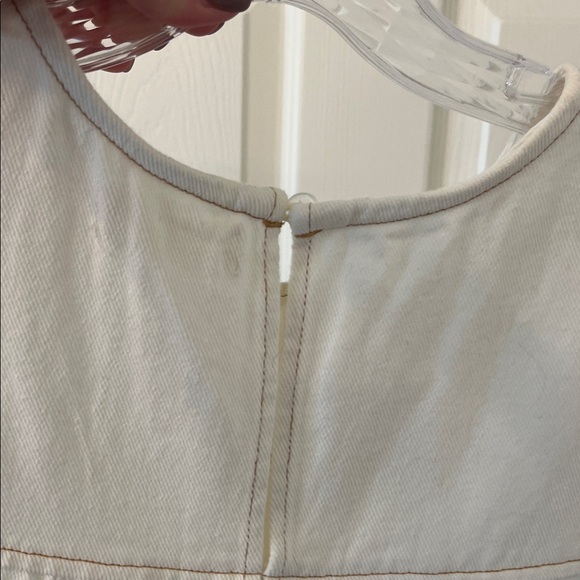 Altar'd State Cream Ruffle Sleeve Mini Dress size L. Never worn! - Picture 5 of 5